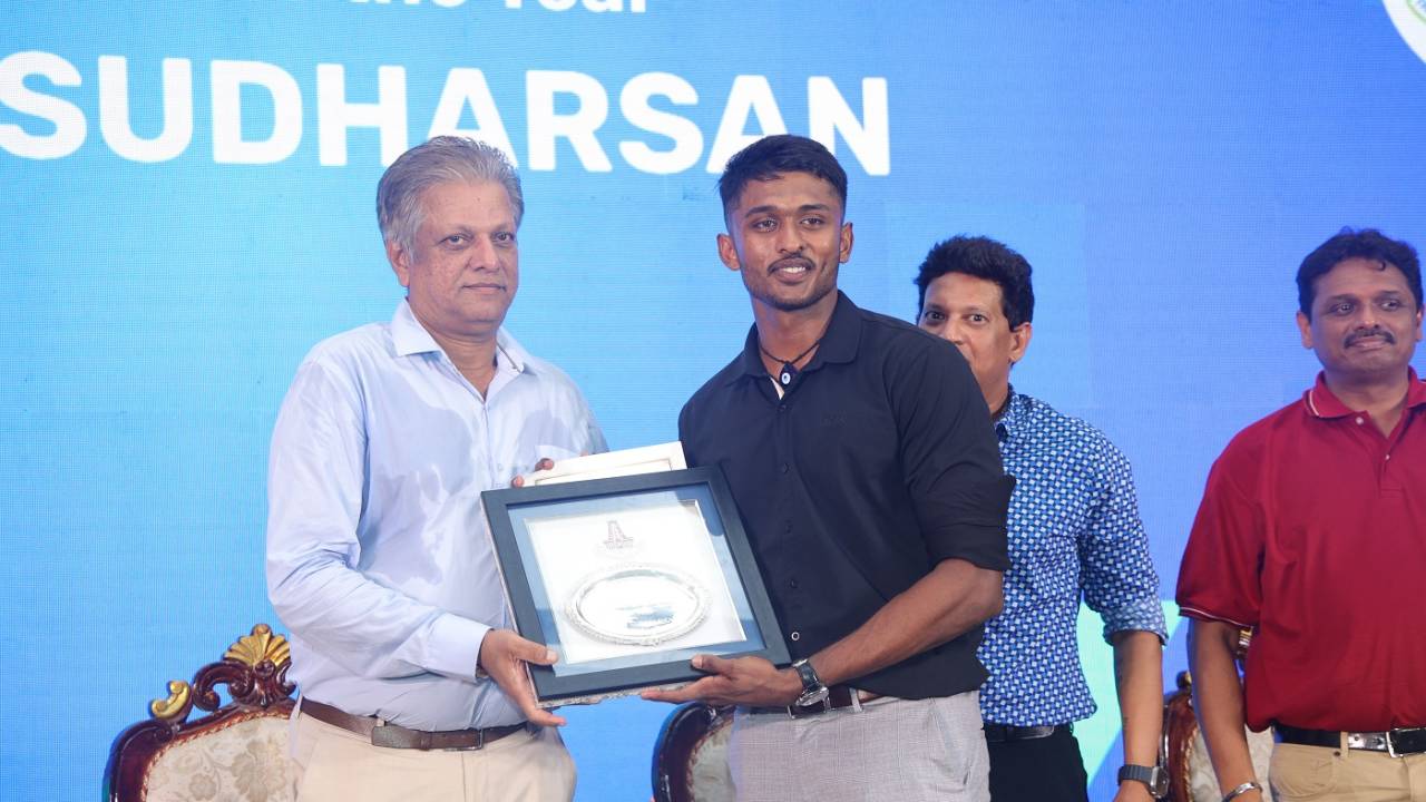 B Sai Sudharsan won big at the TNCA awards, Chennai, June 1, 2024