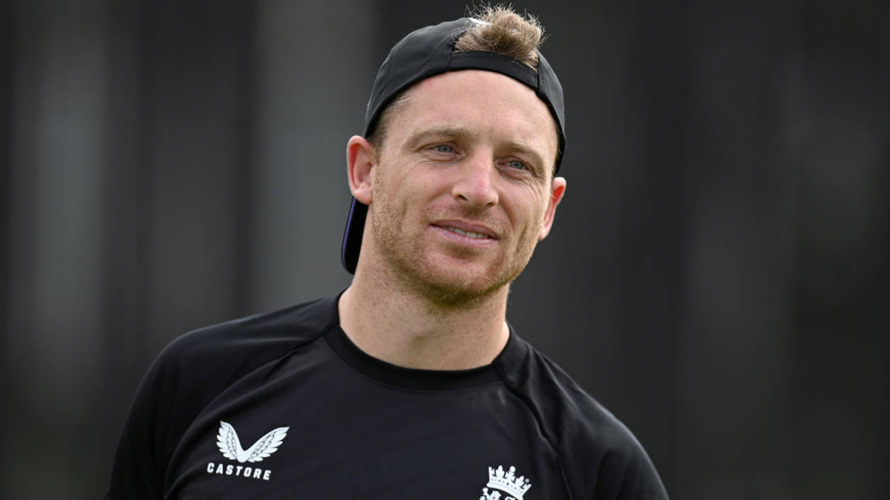 Jos Buttler looks on in training, England training, 3 Ws Oval, Barbados, June 2, 2024