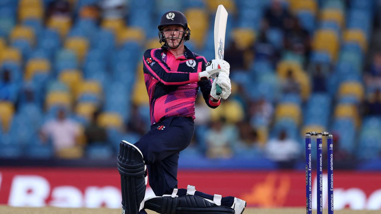 Michael Leask played a vital hand, Namibia vs Scotland, T20 World Cup, Barbados, June 6, 2024