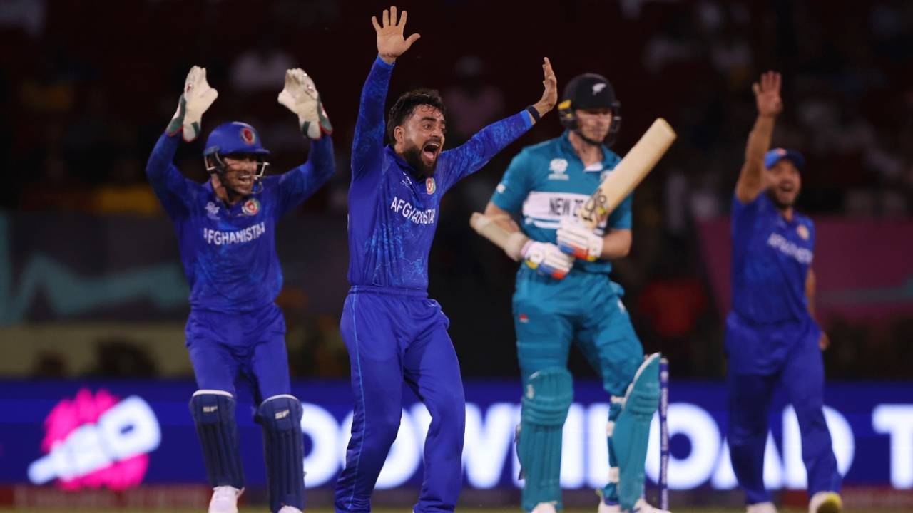 Rashid Khan was New Zealand's tormentor-in-chief, New Zealand vs Afghanistan, T20 World Cup 2024, Guyana, June 7, 2024