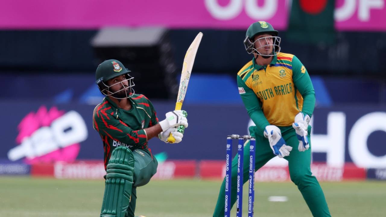 Towhid Hridoy's gamble against spin paid off, Bangladesh vs South Africa, T20 World Cup 2024, New York, June 10, 2024