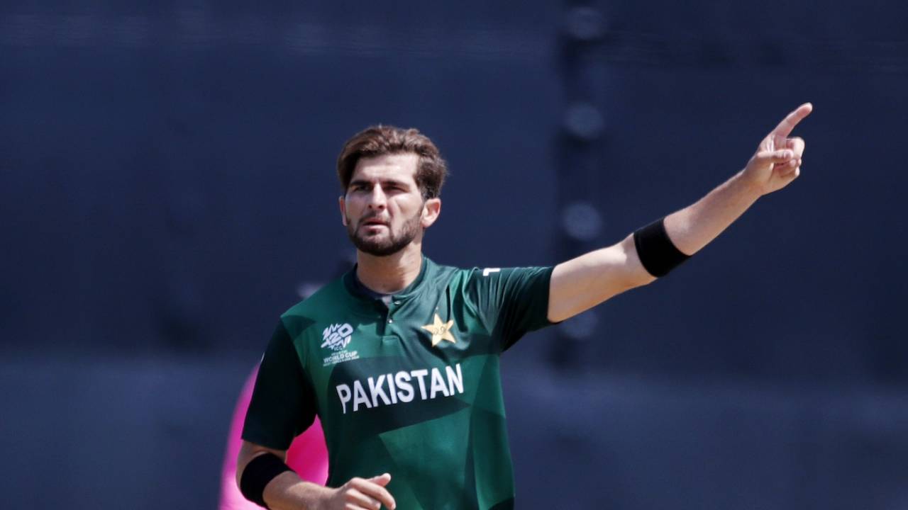 Shaheen Afridi struck in the last over of the powerplay, Canada vs Pakistan, T20 World Cup 2024, New York, June 11, 2024