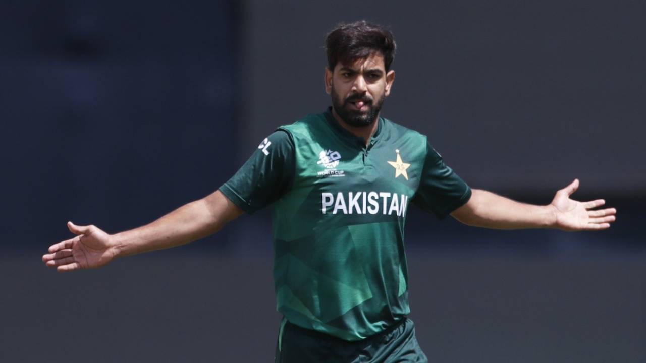 Haris Rauf got to the 100-wicket mark, Canada vs Pakistan, T20 World Cup 2024, New York, June 11, 2024