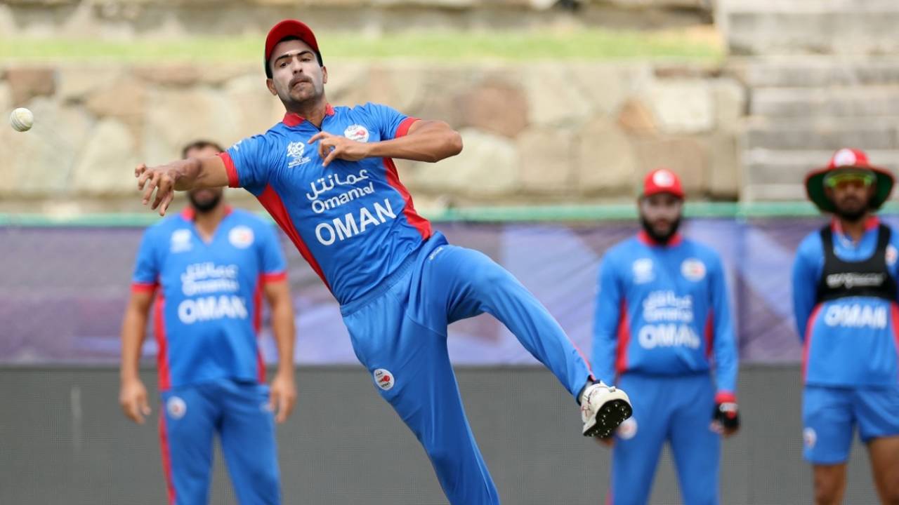 Rafiullah does fielding training in North Sound, North Sound, T20 World Cup 2024, June 12, 2024