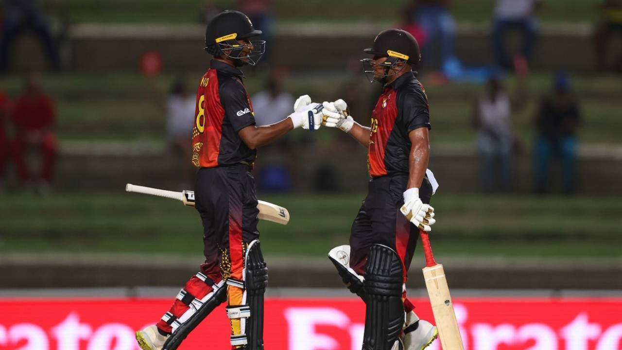 Alei Nao and Kiplin Doriga briefly resisted Afghanistan's attack, Afghanistan vs PNG, T20 World Cup, Group C, Trinidad, June 13, 2024
