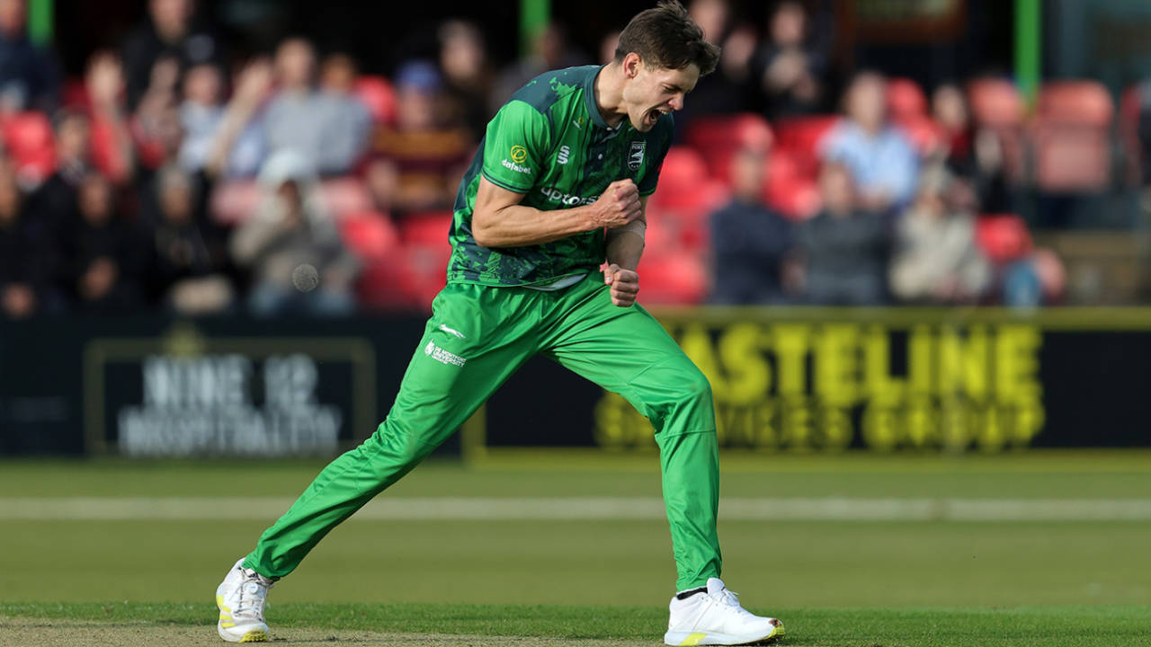 Scott Currie claimed a four-wicket haul, Leicestershire vs Lancashire, Vitality Blast, Grace Road, June 14, 2024