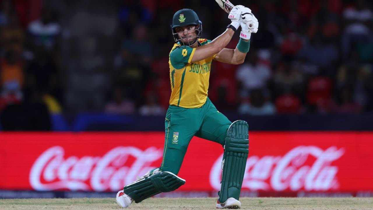 Reeza Hendricks ensured South Africa had a steady start, Nepal vs South Africa, Men's T20 World Cup, Kingstown, June 14, 2024