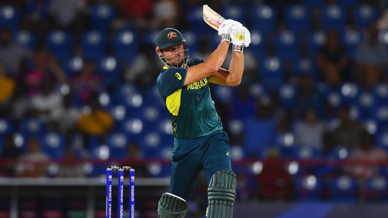 Marcus Stoinis put on an exhibition of crisp strokeplay, Australia vs Scotland, T20 World Cup 2024, Gros Islet, June 15, 2024