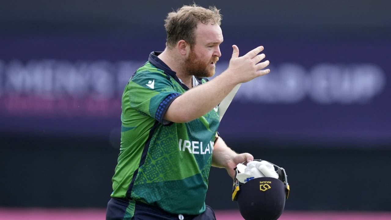 Paul Stirling's attempt to counterattack resulted in a two-ball stay, Ireland vs Pakistan, T20 World Cup 2024, Lauderhill, June 16, 2024