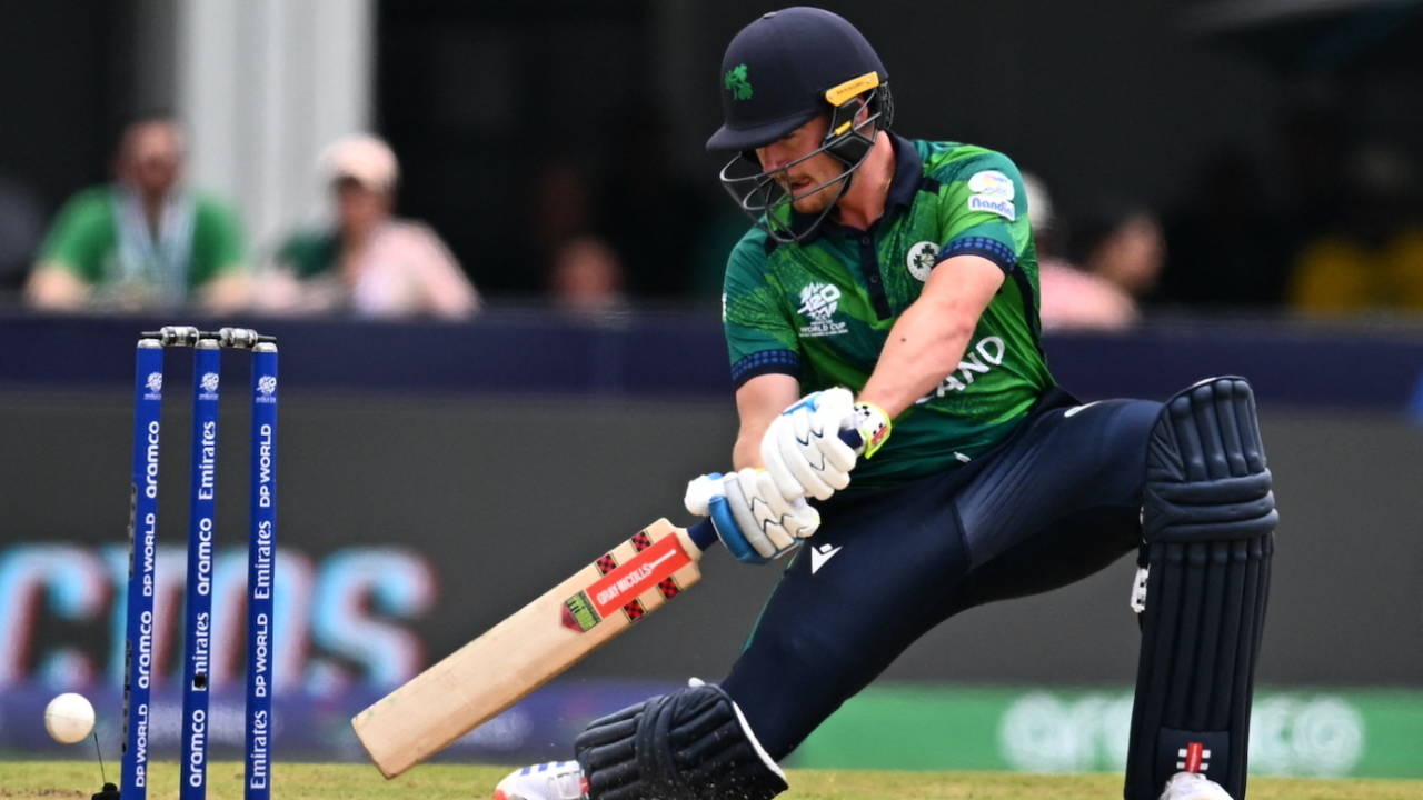 Josh Little's 22* off 18 helped Ireland bat out the innings, Ireland vs Pakistan, T20 World Cup 2024, Lauderhill, June 16, 2024