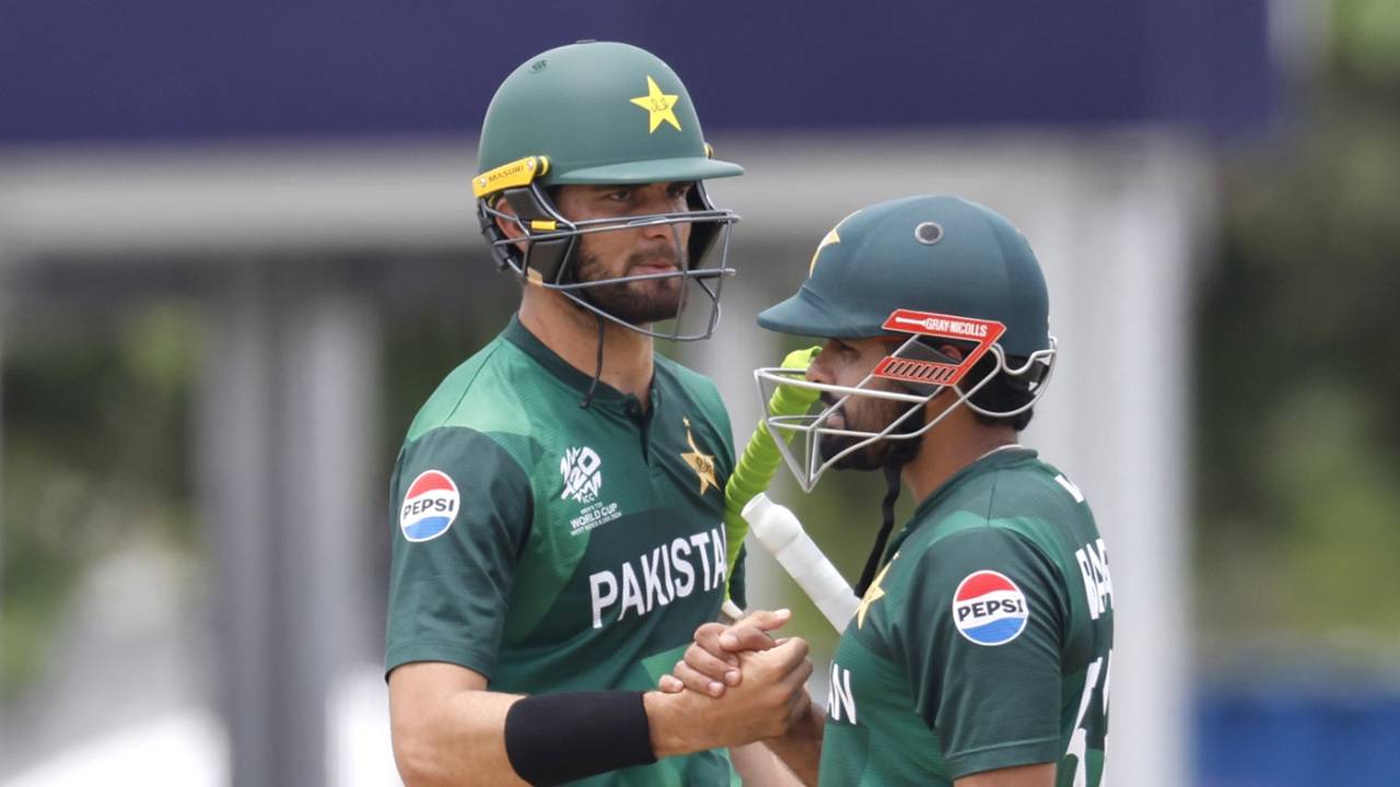 Shaheen Shah Afridi and Babar Azam finished things off for Pakistan, Ireland vs Pakistan, T20 World Cup 2024, Lauderhill, June 16, 2024