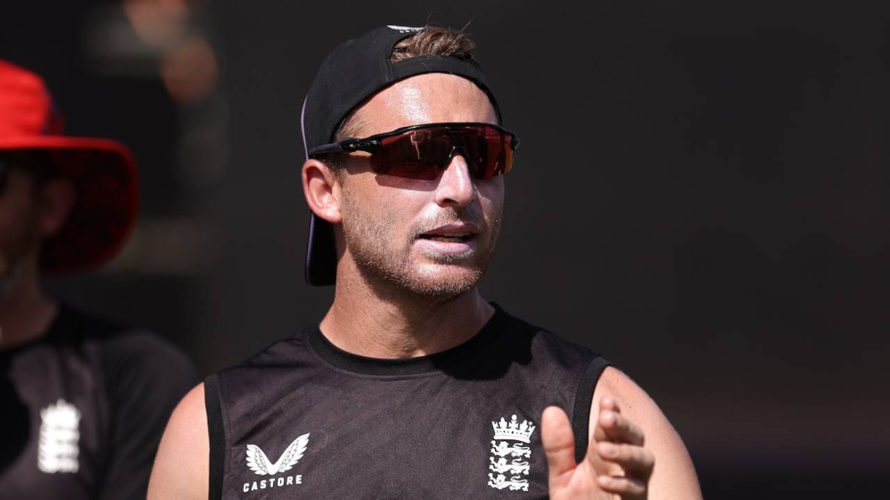 Jos Buttler at a training session, Gros Islet, June 17, 2024
