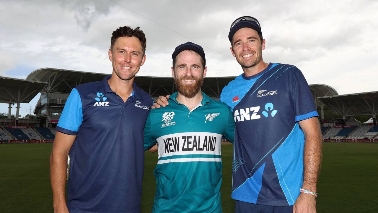Trent Boult, Kane Williamson and Tim Southee, ever present for New Zealand, New Zealand vs PNG, Tarouba,T20 World Cup 2024, June 17, 2024