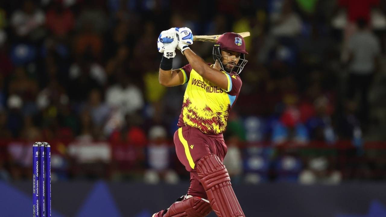 Nicholas Pooran showered fours and sixes across the park, West Indies vs Afghanistan, T20 World Cup, St Lucia, June 17, 2024