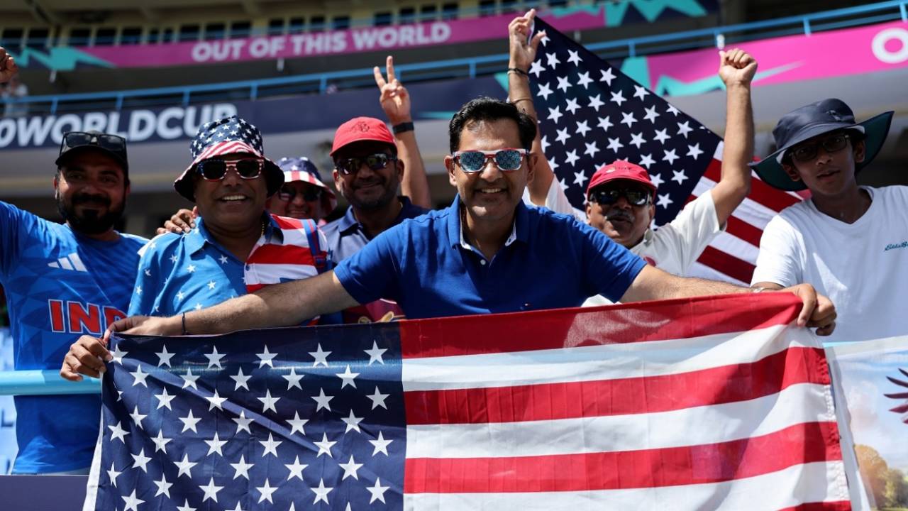 The USA fans were out in numbers to support their team, USA vs South Africa, T20 World Cup 2024, Super Eight, North Sound, June 19, 2024