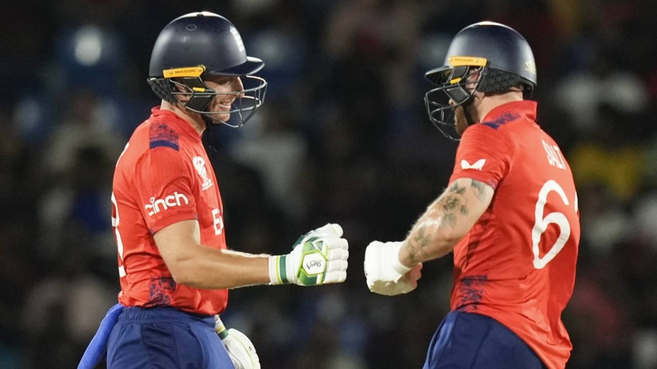 Jos Buttler and Phil Salt gave England a powerful start, West Indies vs England, T20 World Cup 2024, Super Eight, Gros Islet, June 19, 2024