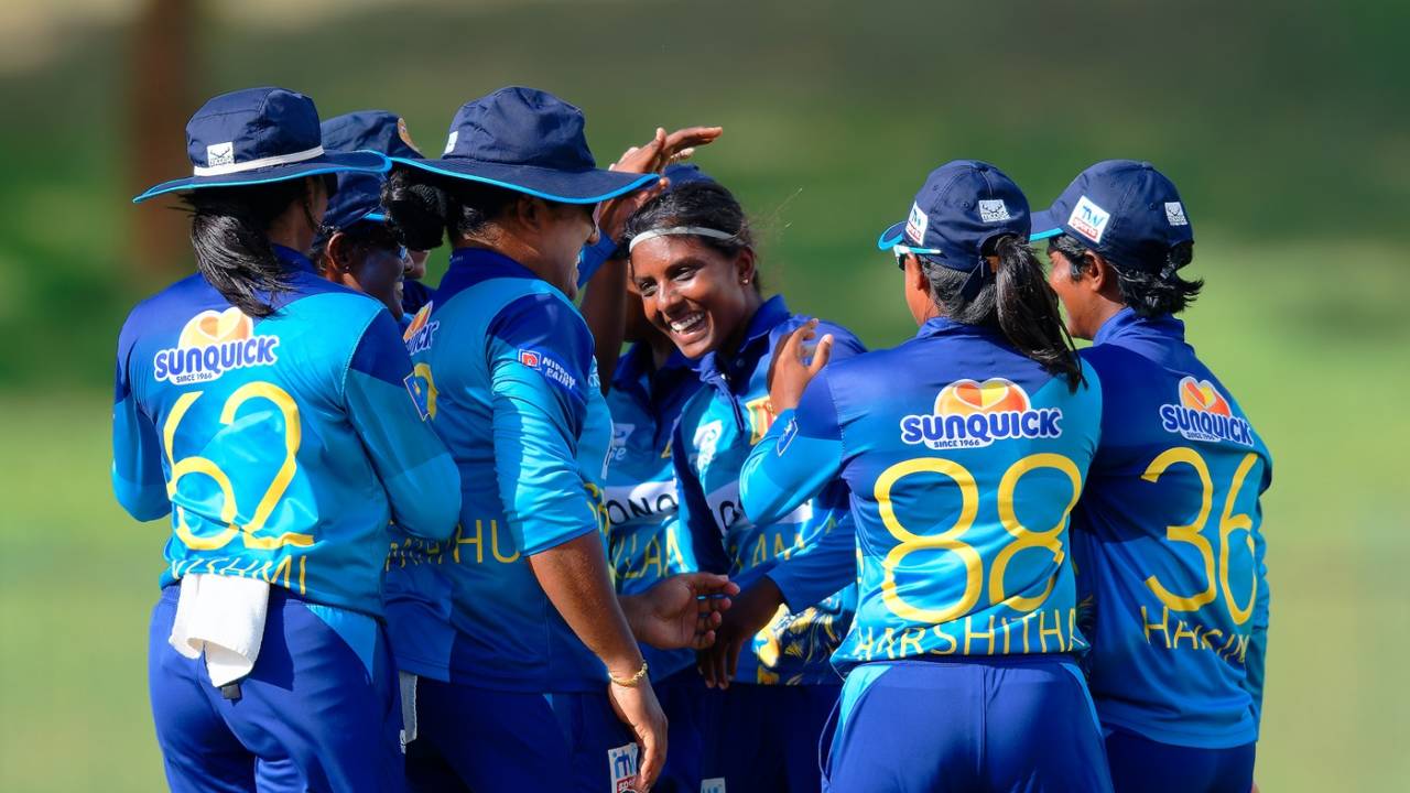 Sachini Nisansala took a five-for, Sri Lanka vs Bangladesh, 3rd women's ODI, Hambantota, June 21, 2024