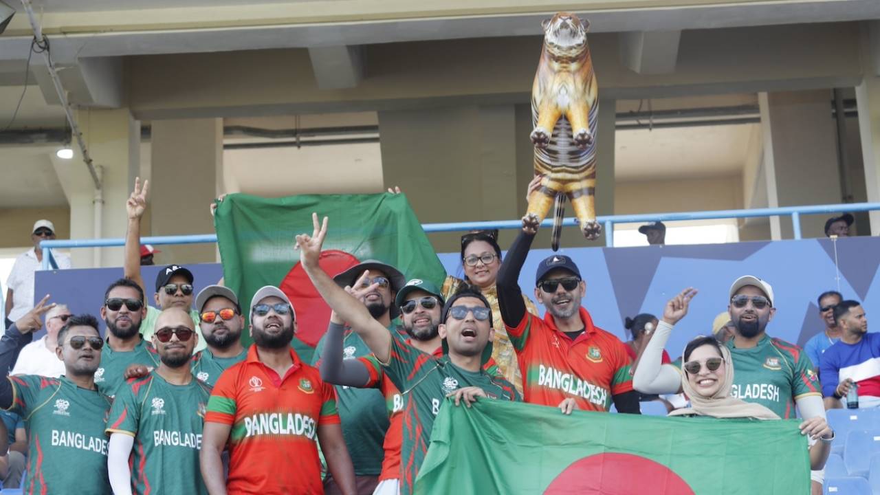 Bangladesh fans in Antigua, Bangladesh vs India, Super Eight, T20 World Cup, Antigua, June 22, 2024