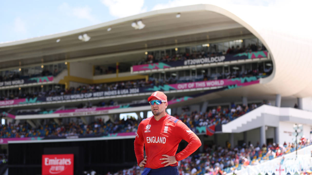 Liam Livingstone finished with figures of 4-0-24-1, England vs USA, T20 World Cup 2024, Super Eight, Bridgetown, Barbados, June 23, 2024
