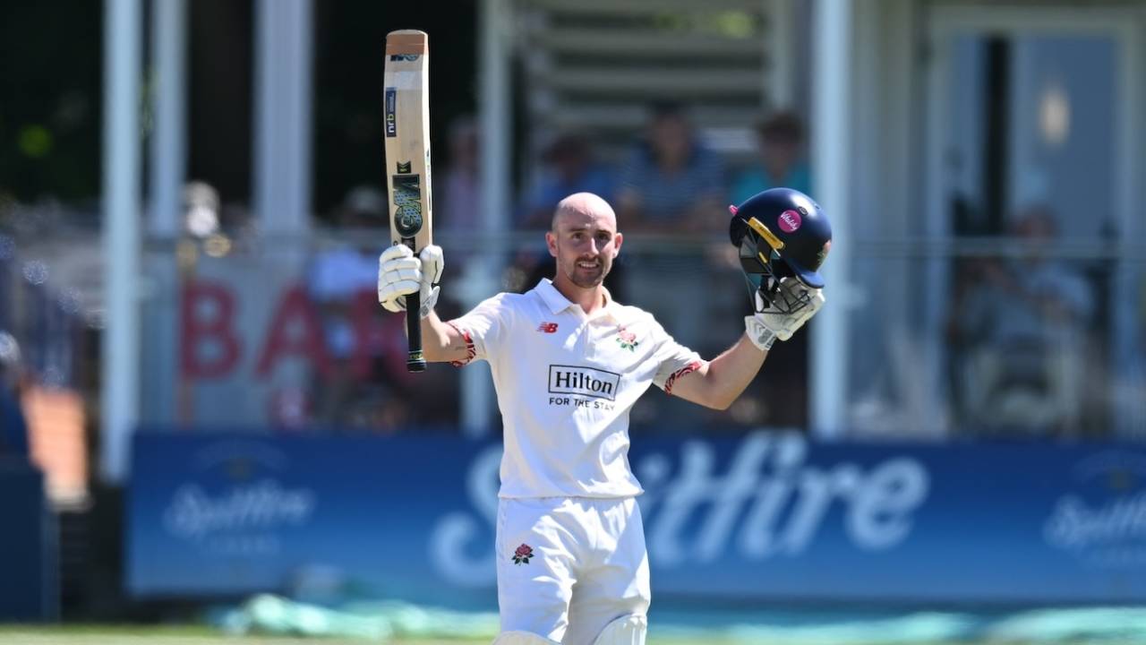 Josh Bohannon finished day two unbeaten on 182, Kent vs Lancashire, Division One, Vitality County Championship, June 24, 2024