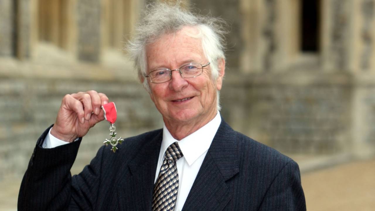 Frank Duckworth, co-creator of the DLS method, is made a Member of the British Empire, Windsor, October 5, 2010