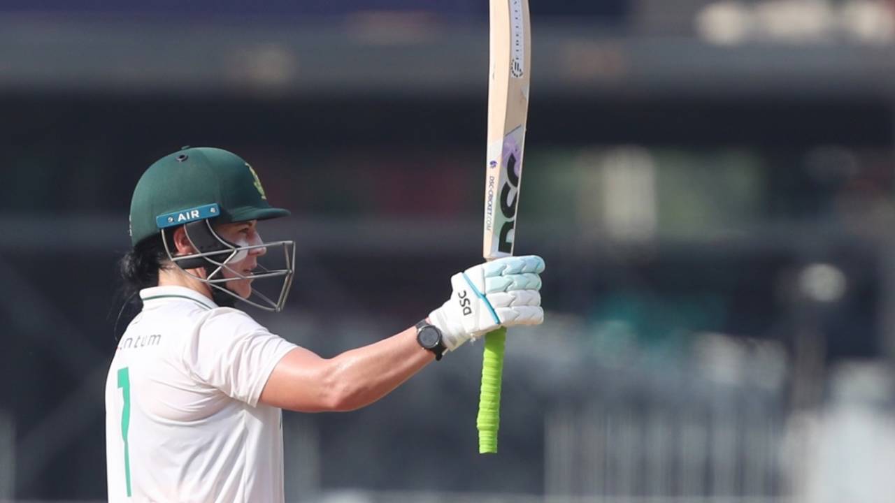 Marizanne Kapp brings up her fifty, India vs South Africa, Only women's Test, 2nd day, Chennai, June 29, 2024
