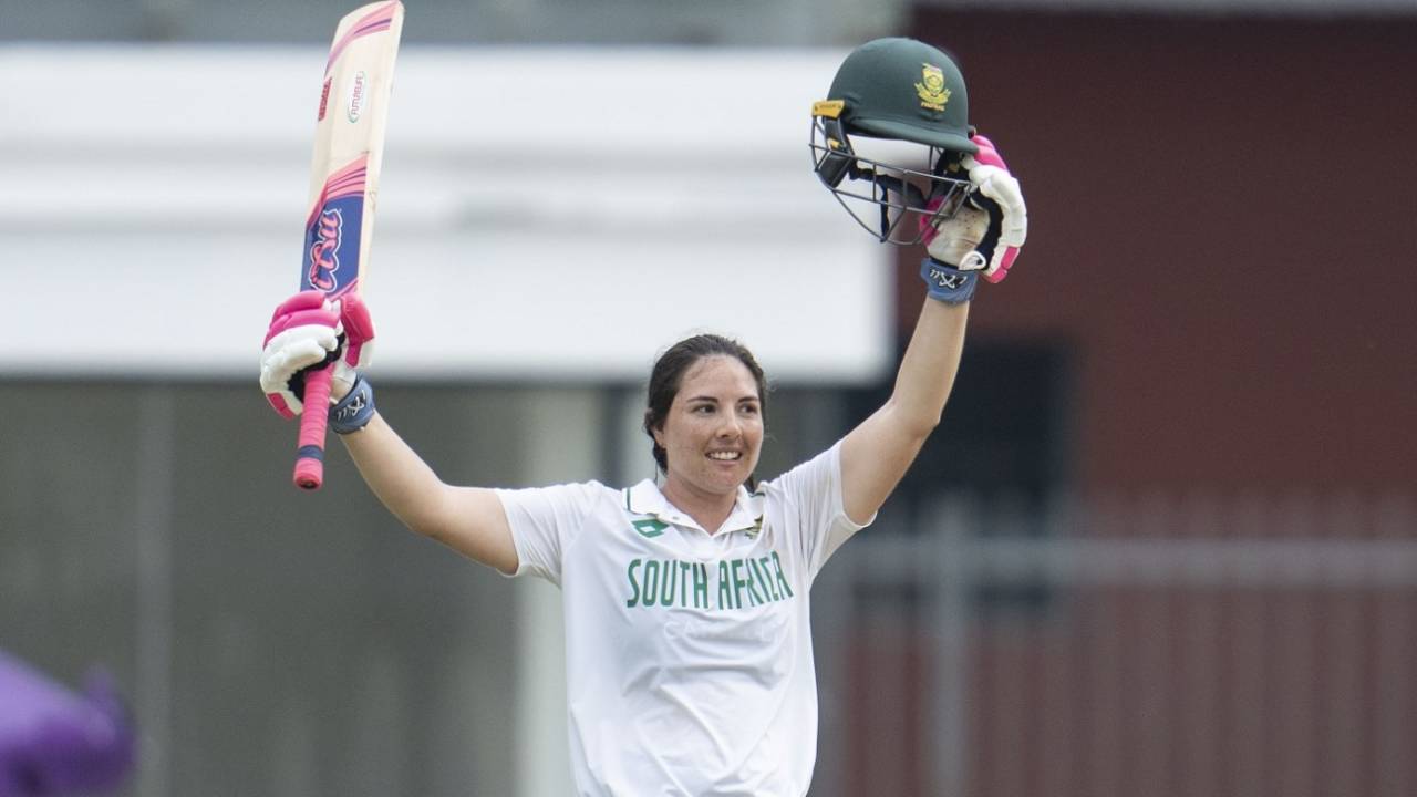 Sune Luus scored her maiden Test hundred, India vs South Africa, Only women's Test, 3rd day, Chennai, June 30, 2024