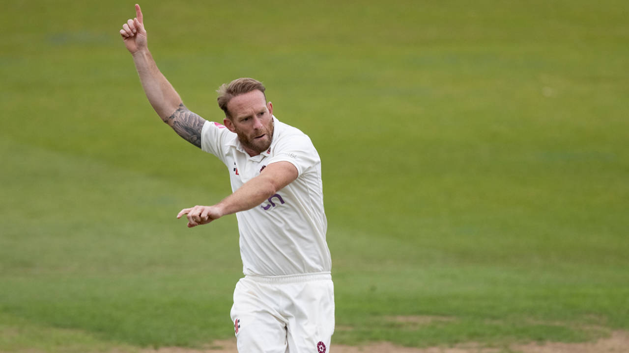 Luke Procter made a double breakthrough before lunch, Northamptonshire vs Sussex, County Championship, Division Two, Wantage Road, June 30, 2024
