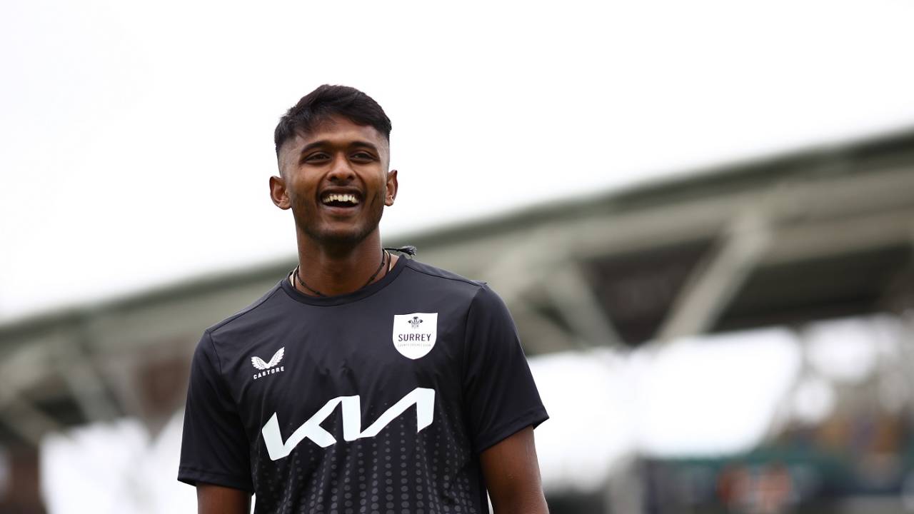 B Sai Sudharsan will turn out for Surrey before linking up with his TNPL team, Kia Oval, June 30, 2024