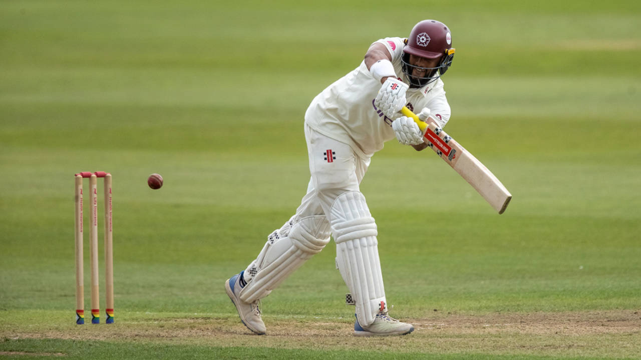 Emilio Gay's half-century gave Northants a shot in their fourth-innings chase, Northamptonshire vs Sussex, County Championship, Division Two, Wantage Road, July 1, 2024