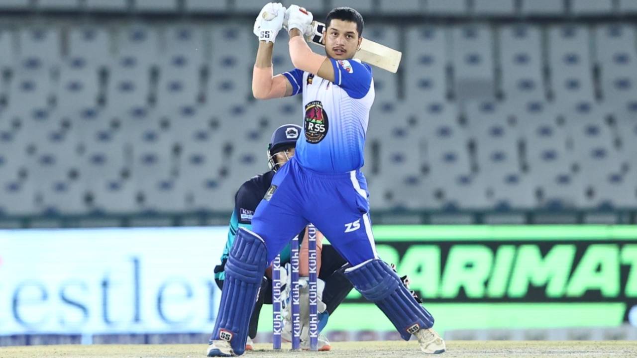 Pukhraj Mann pulls one away, Intersoft Titans vs Royal Phantoms, Sher-e-Punjab T20 Cup, Mohali, June 21, 2024
