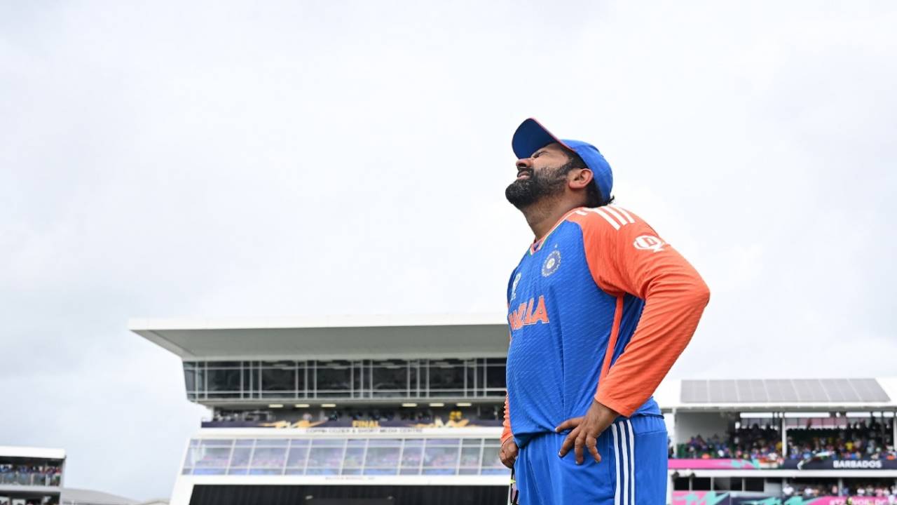 An emotional Rohit Sharma savours India's win, India vs South Africa, T20 World Cup final, Bridgetown, Barbados, June 29, 2024
