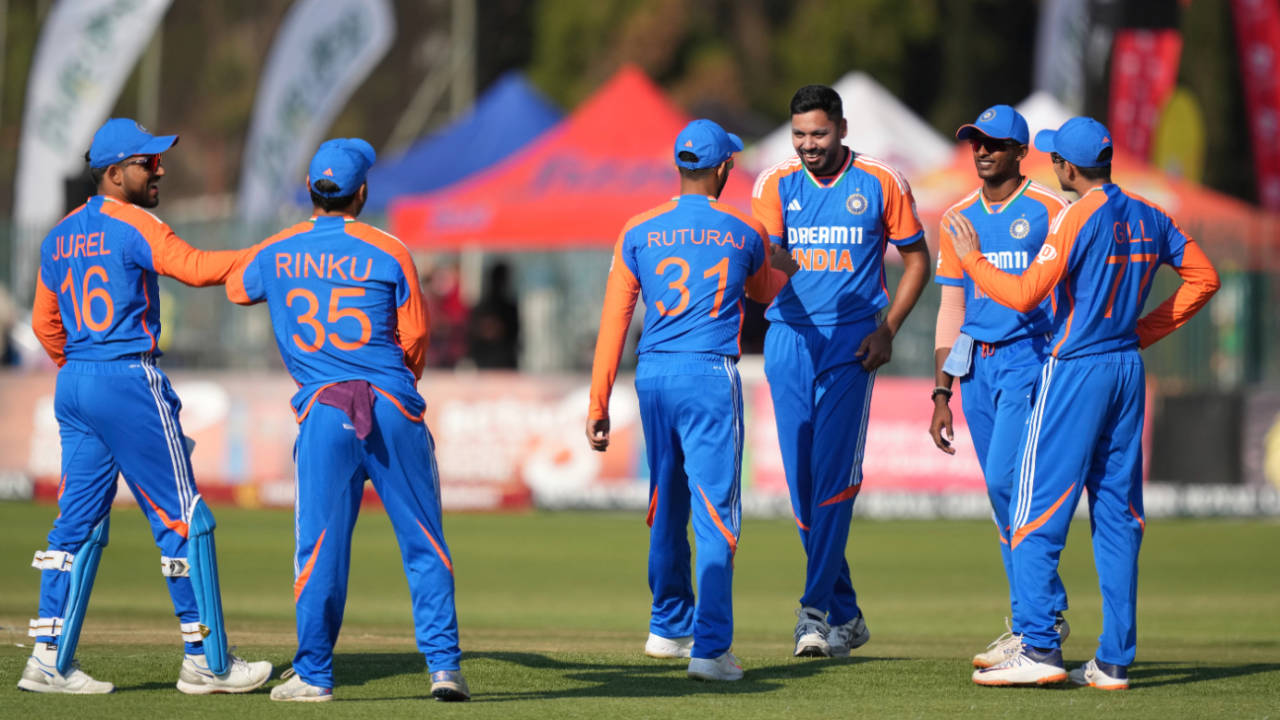 Avesh Khan finished with figures of 3 for 15, Zimbabwe vs India, 2nd men's T20I, Harare, July 7, 2024