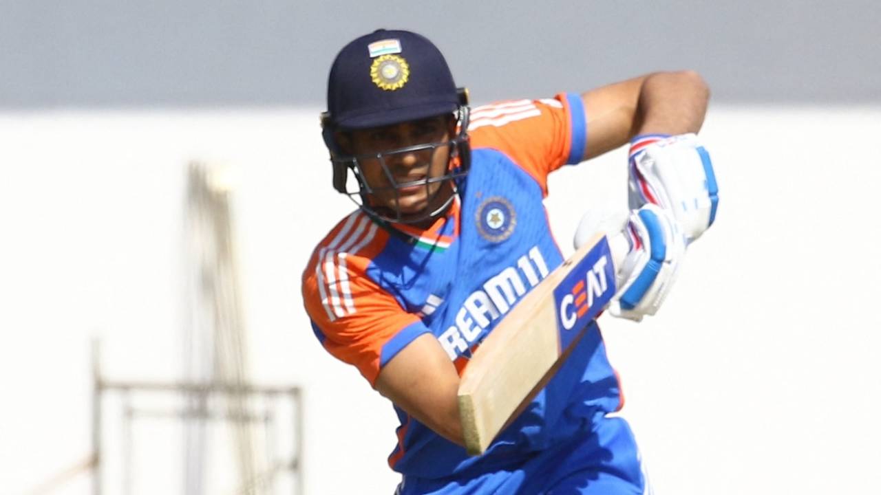 Shubman Gill scored a 49-ball 66, Zimbabwe vs India, 3rd T20I, Harare, July 10, 2024