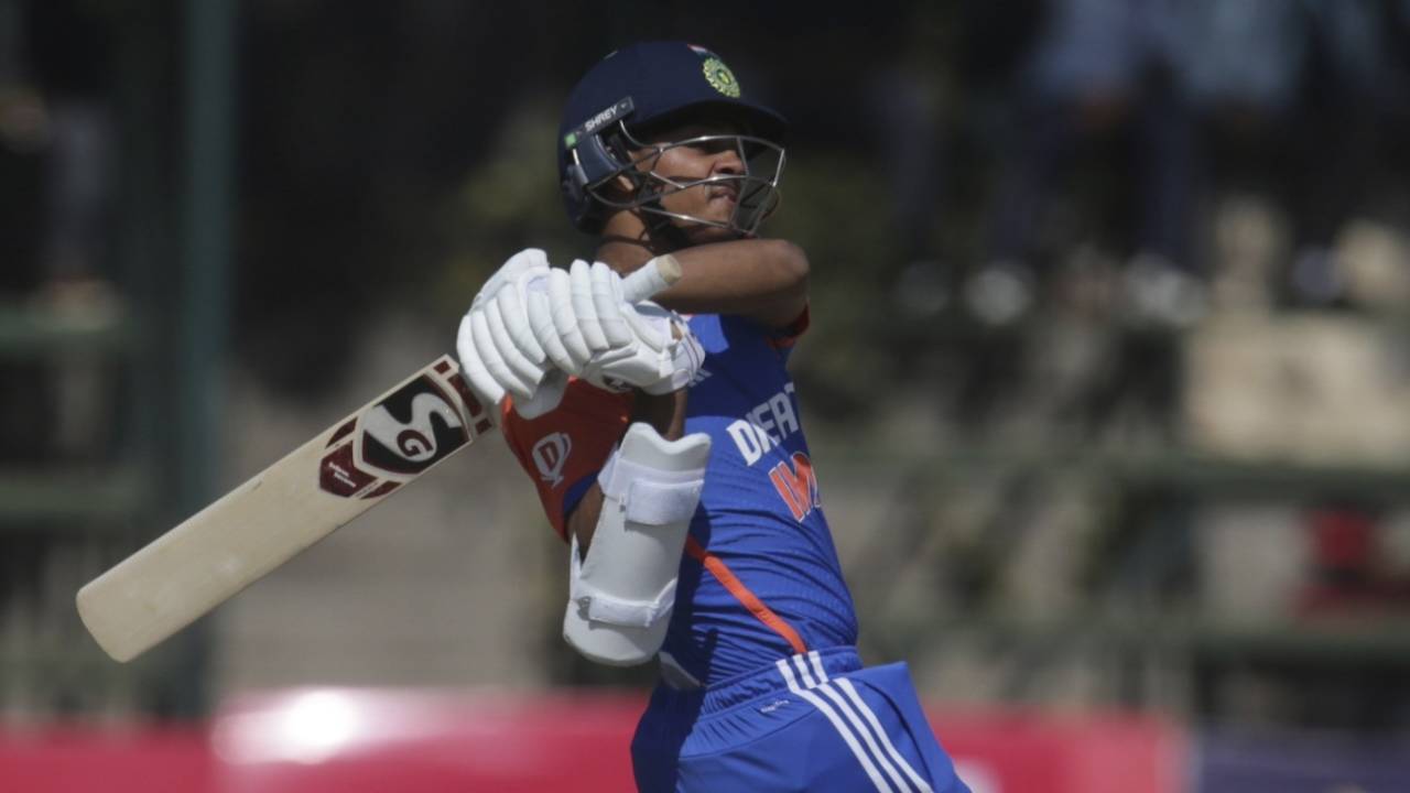 Yashasvi Jaiswal got off to a flying start, Zimbabwe vs India, 3rd T20I, Harare, July 10, 2024