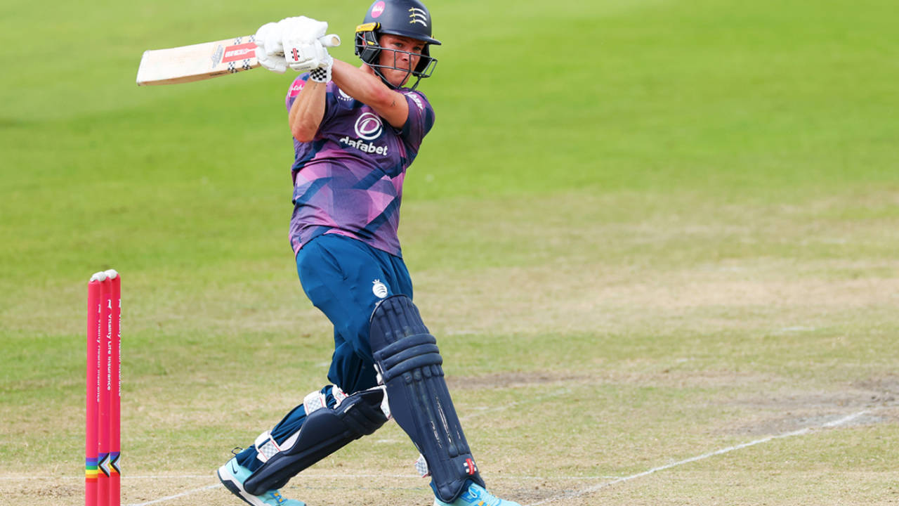 Jack Davies played a vital hand in Middlesex's win, Gloucestershire vs Middlesex, Vitality Blast, Cheltenham, July 11, 2024