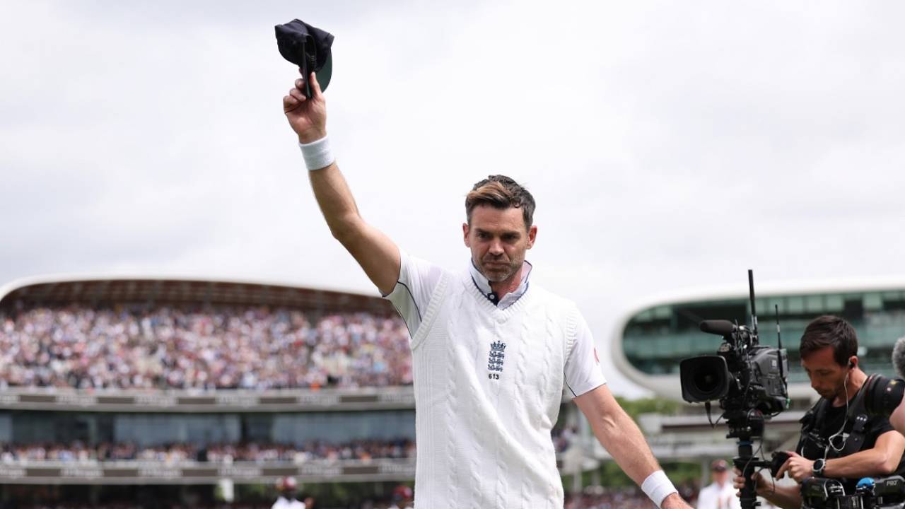 James Anderson walks off for the final time, England vs West Indies, 1st Men's Test, Lord's, 3rd day, July 12, 2024
