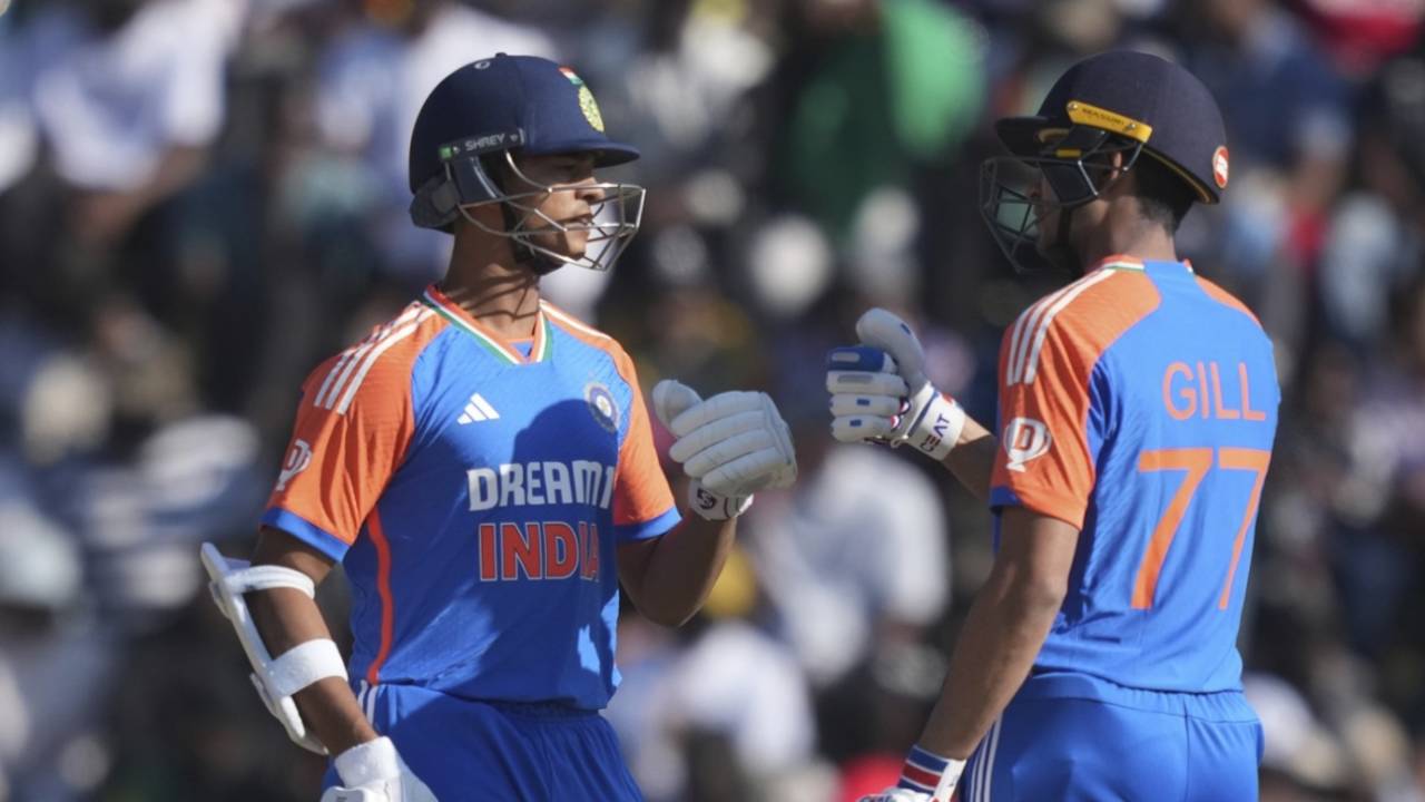 Yashasvi Jaiswal and Shubman Gill put on 156 runs for the first wicket, Zimbabwe vs India, 4th men's T20I, Harare, July 13, 2024