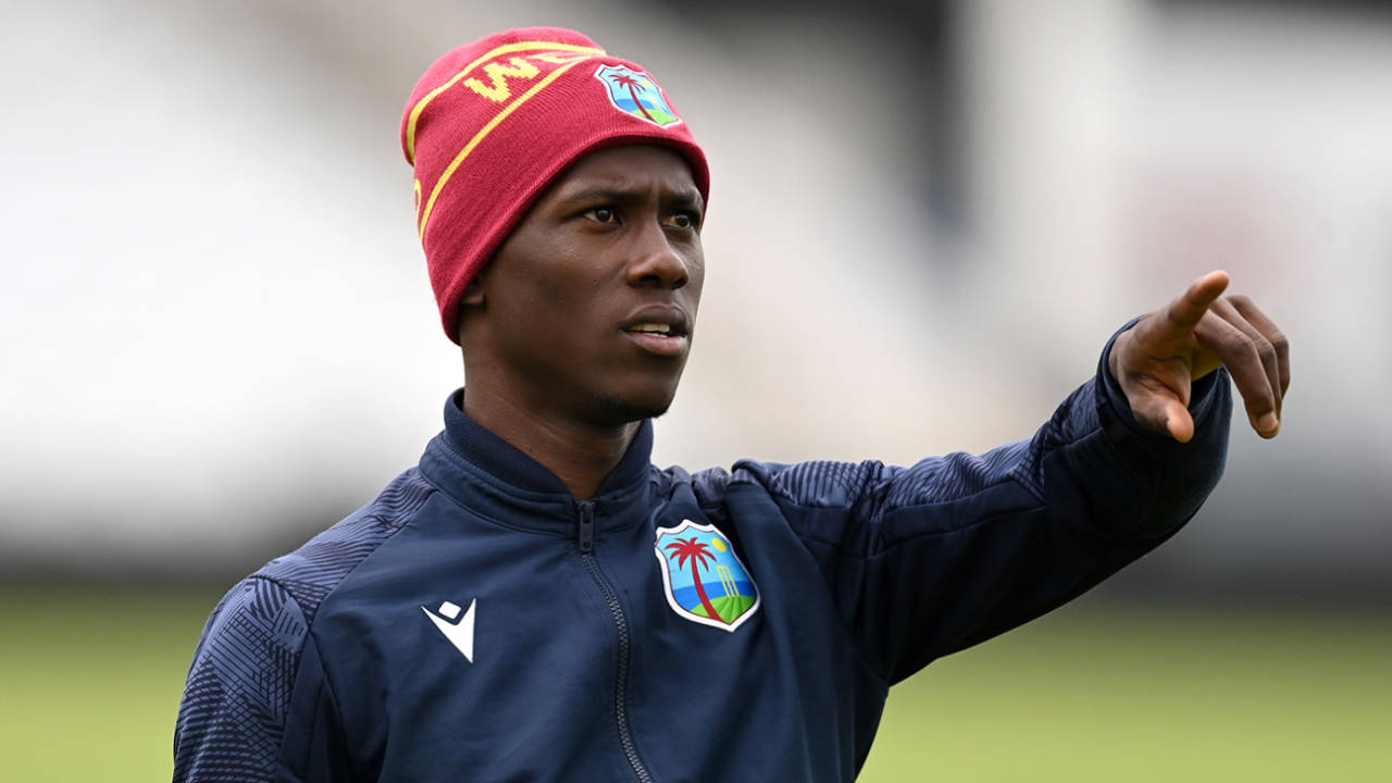Shamar Joseph struggled for fitness during the first Test, England vs West Indies training, Men's Test series, Trent Bridge, July 16, 2024