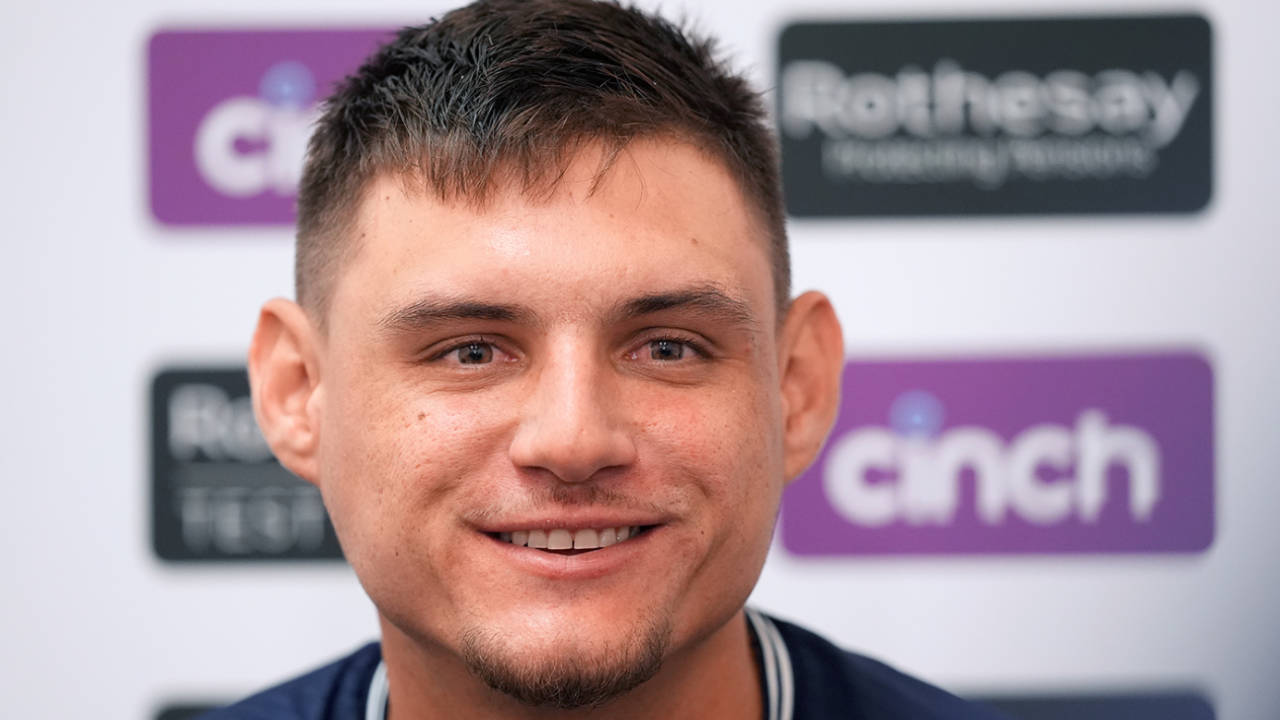 Joshua da Silva speaks to the press in Nottingham, England vs West Indies training, Men's Test series, Trent Bridge, July 16, 2024