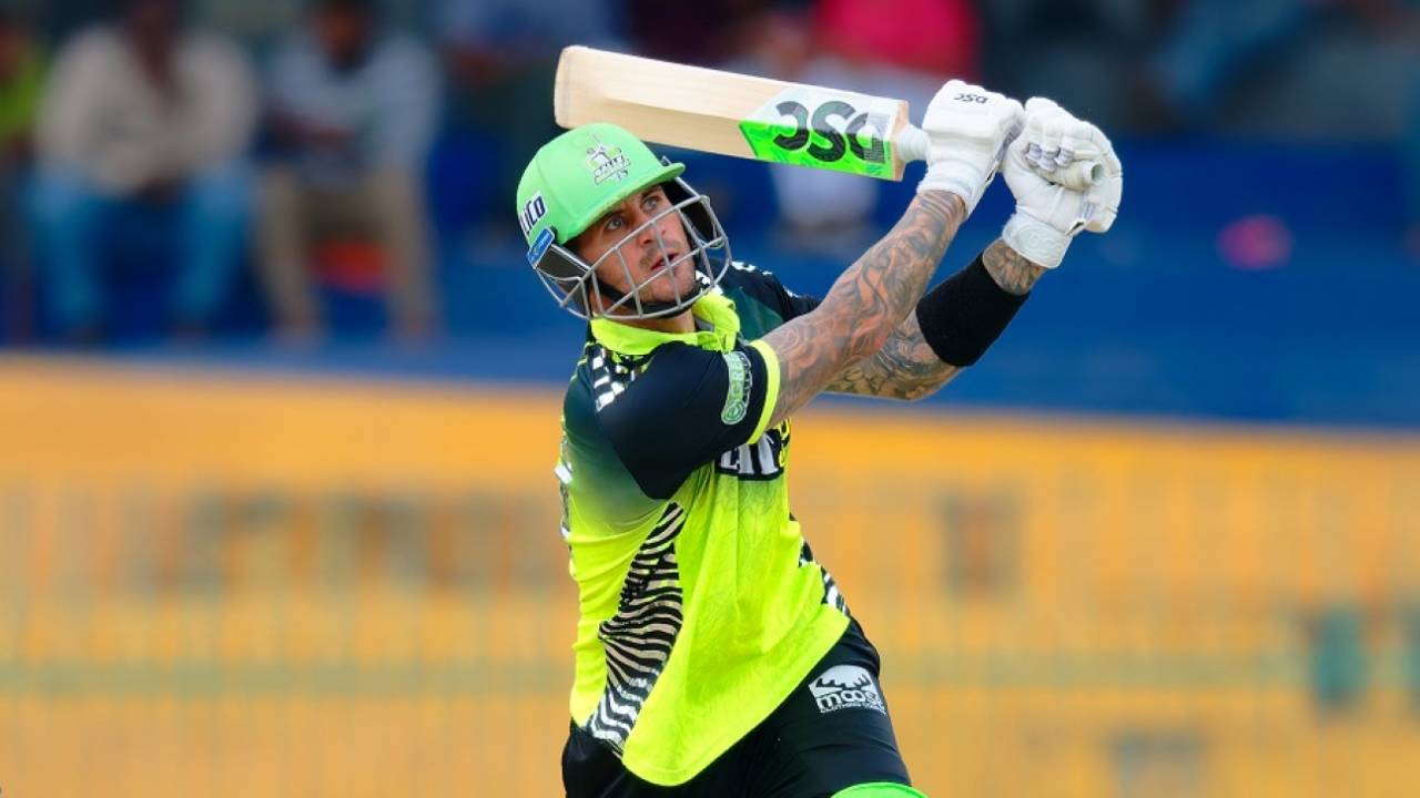 Alex Hales was dropped twice but gave his team a quick start, Galle Marvels vs Jaffna Kings, Qualifier 1, Lanka Premier League, Colombo, July 18, 2024