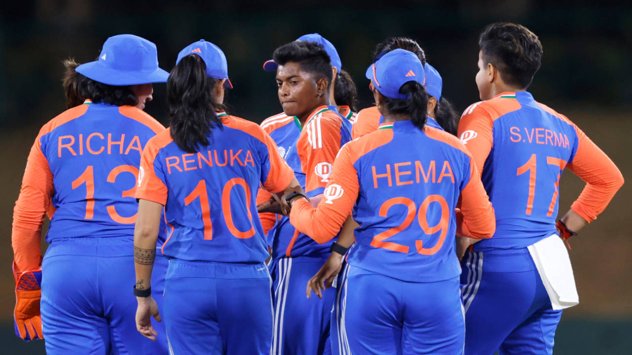 Pooja Vastrakar finished with figures of 2 for 31, India vs Pakistan, Women's Asia Cup 2024, Group A, Dambulla, July 19, 2024