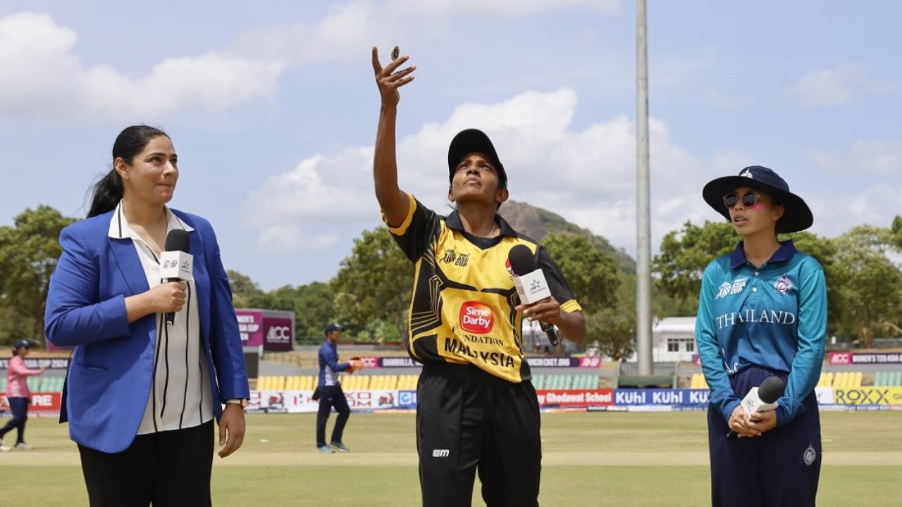 Thailand chose to bat at the toss, Thailand v Malaysia, Women's Asia Cup 2024, Group B, Dambulla, July 20, 2024