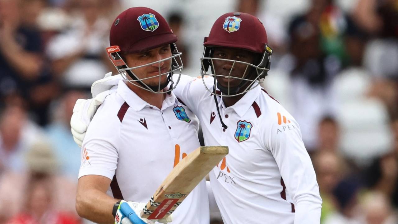 Joshua Da Silva and Shamar Joseph added valuable runs for the tenth wicket, England vs West Indies, 2nd Men's Test, Nottingham, 3rd day, July 20, 2024