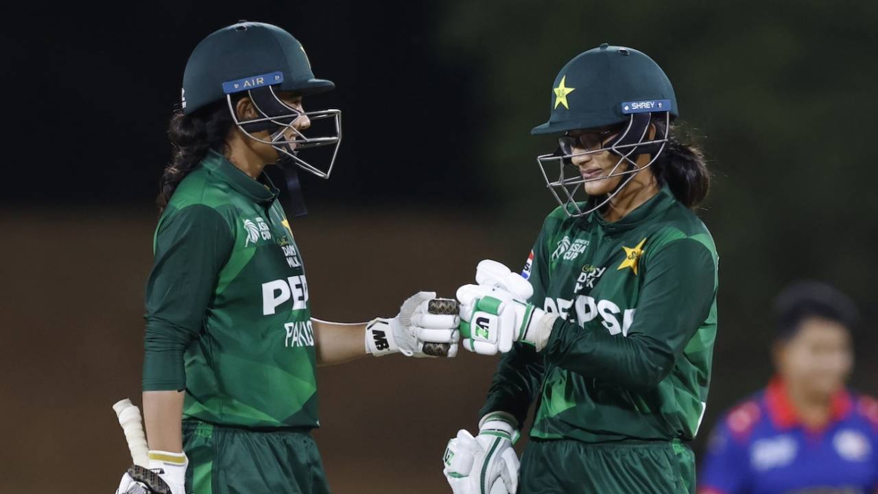 Gull Feroza and Muneeba Ali added 105 for the first wicket, Nepal vs Pakistan, Women's Asia Cup, Dambulla, July 21, 2024