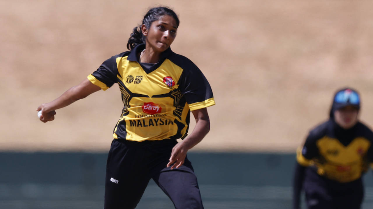 Winifred Duraisingam took 2 for 34, Sri Lanka vs Malaysia, Women's Asia Cup, Dambulla, July 22, 2024