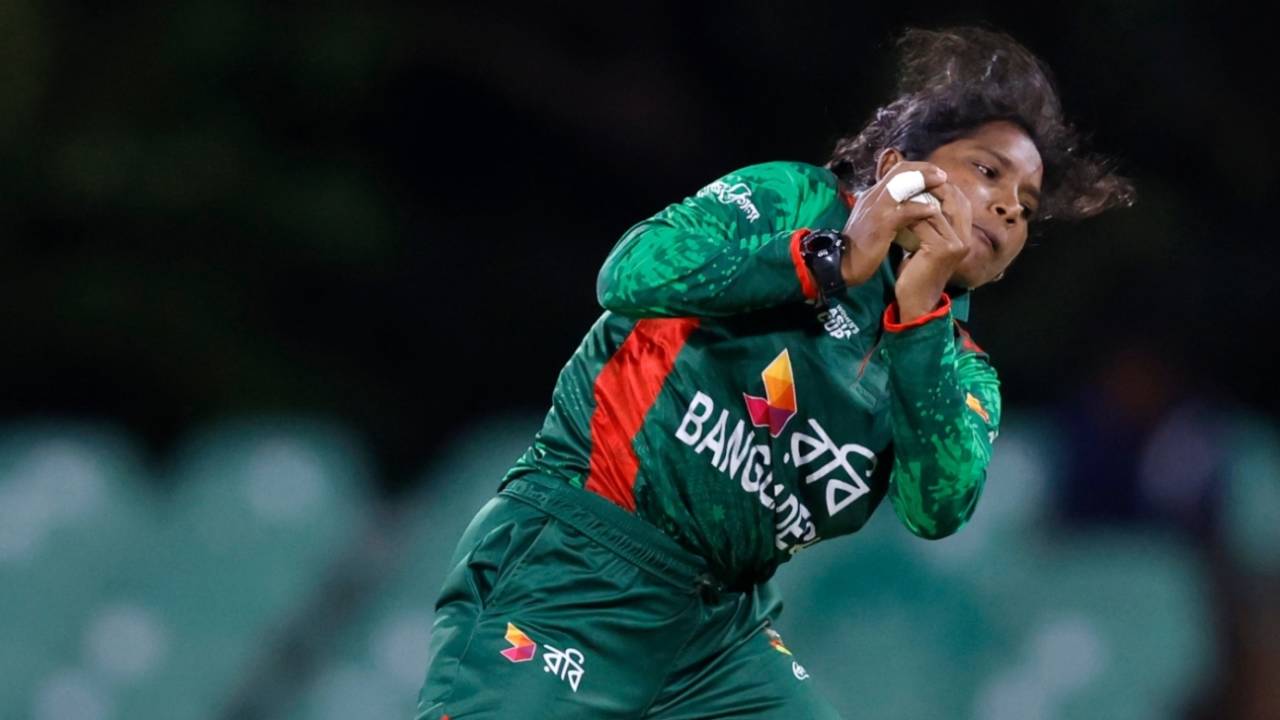 Sabikun Nehar Jesmin picked up 2 for 28 on T20I debut, Bangladesh vs Thailand, Women's Asia Cup, Group B, Dambulla, July 22, 2024
