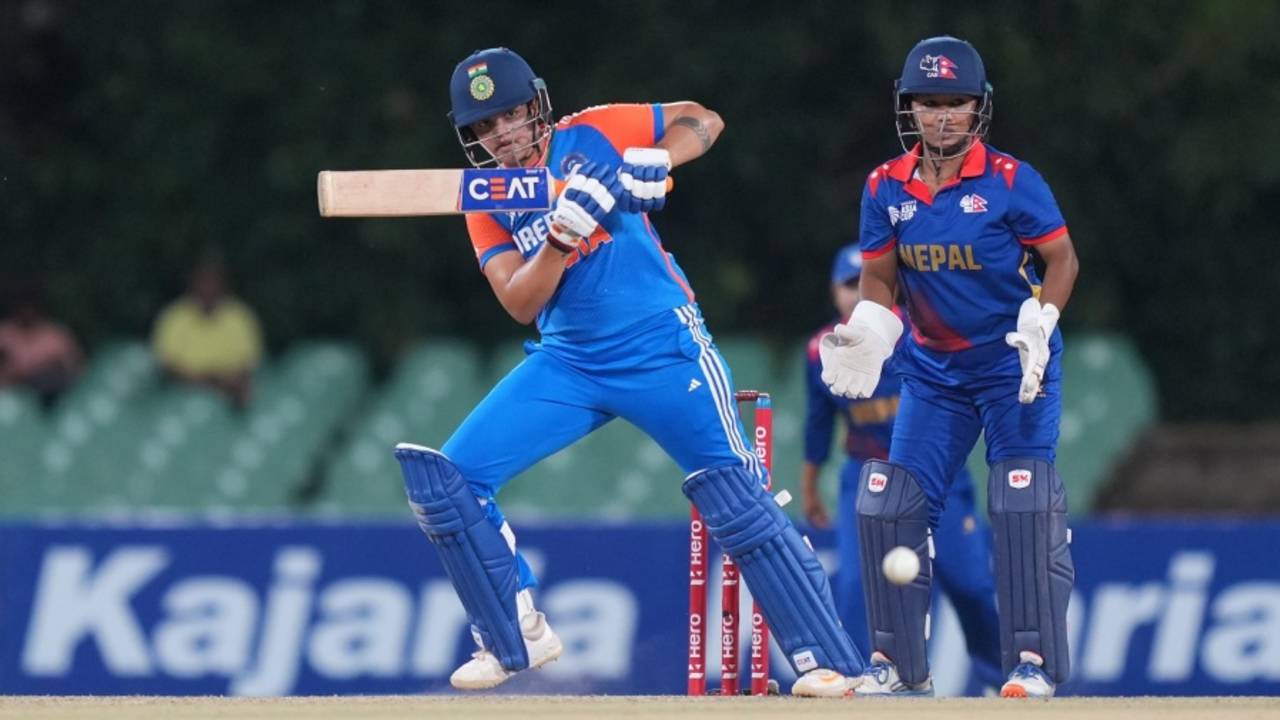 Shafali Verma blitzed her way to a 26-ball fifty, India vs Nepal, Women's Asia Cup 2024, Dambulla, July 23, 2024