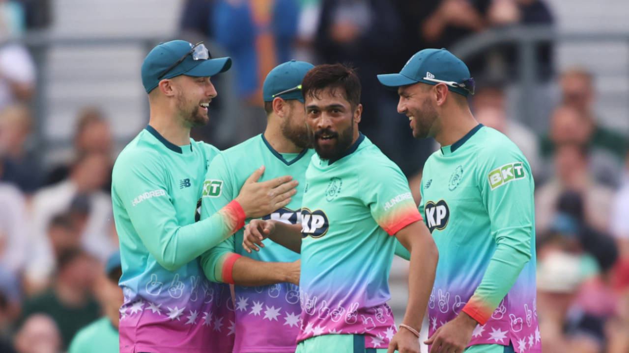 Mohammad Amir stars in his one-off appearance for Oval Invincibles, Oval Invincibles vs Birmingham Phoenix, Men's Hundred, Kia Oval, July 23, 2024