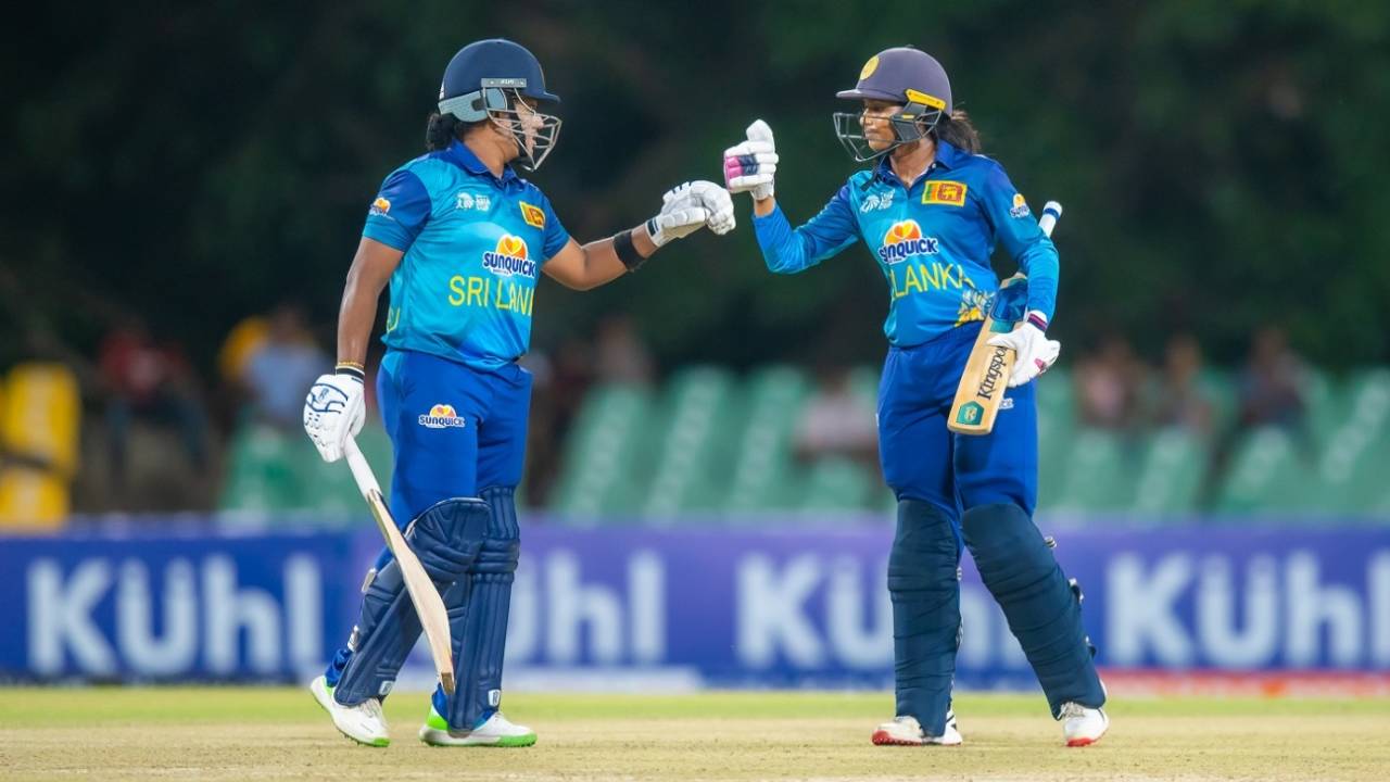 Chamari Athapaththu and Vishmi Gunaratne dominated during Sri Lanka's chase, Sri Lanka vs Thailand, Women's Asia Cup 2024, Dambulla, July 24, 2024
